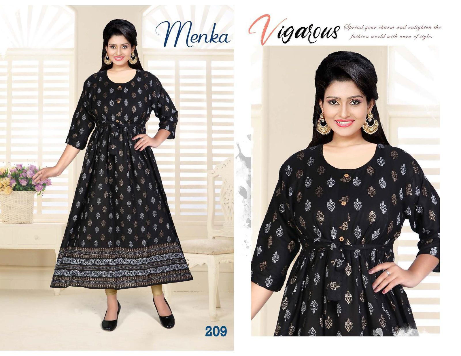 Beauty Menka 2 Wholesale Fancy Kurti Ethnic Wear Collection